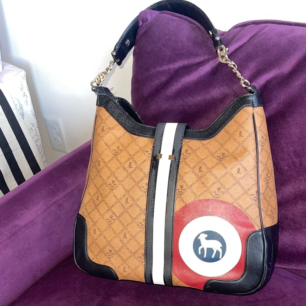 Sale 🔥 L.A.M.B. Tan and Black Tote by Gwen Stefani - Picture 9 of 9